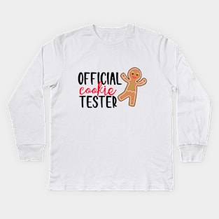 Official Cookie Tester Kids Long Sleeve T-Shirt